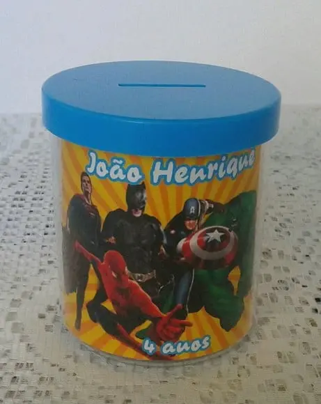 Cofrinho Acrílico - os Vingadores