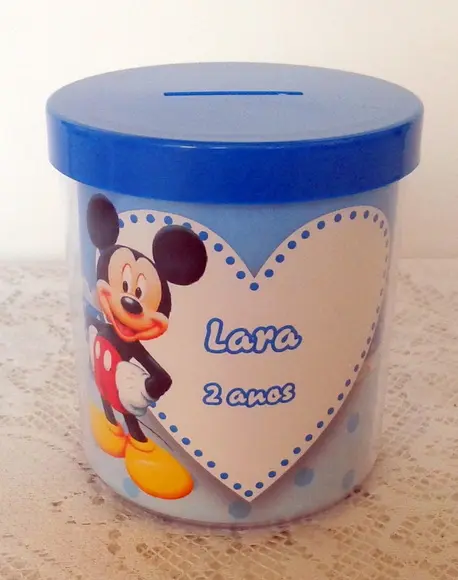 Cofrinho Acrilico Personalizado