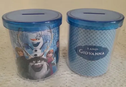 Cofrinhos Personalizado Frozen 30 Unidades