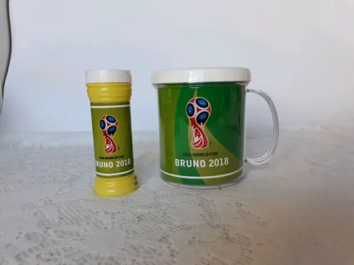 Copa Do Mundo - Caneca Recheada Com Bolinha De Sabão