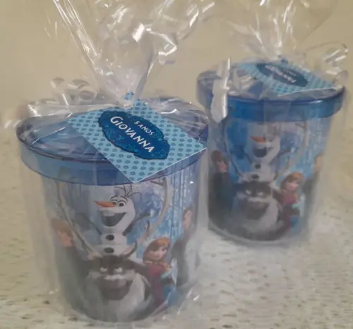 Cofrinhos Personalizado Frozen 30 Unidades