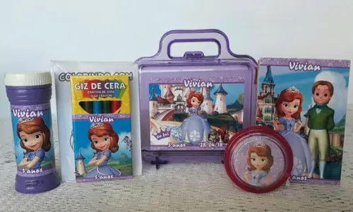 Kit Princesa Sofia - 20 Unidades