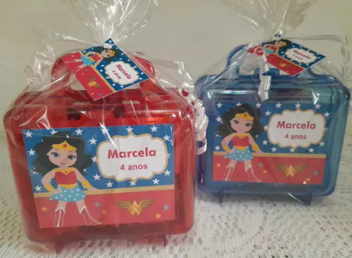 Lembrancinha Aniversário Mulher Maravilha