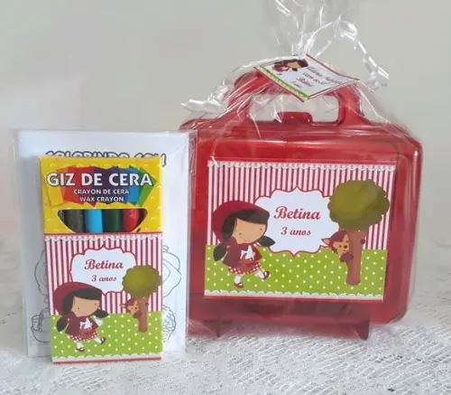 Lembrancinha Chapeuzinho Vermelho
