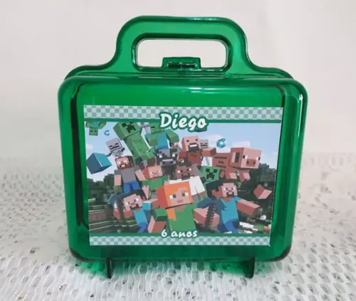 Lembrancinha de Aniversário Minecraft