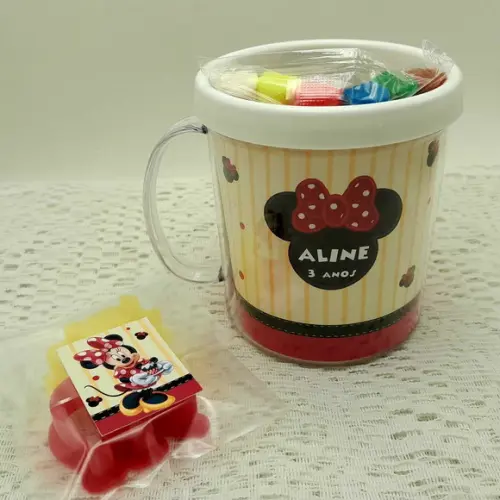 Lembrancinha de Aniversário Minie Vermelha