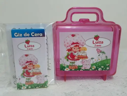 Lembrancinha de Aniversário Moranguinho - 24 Unidades