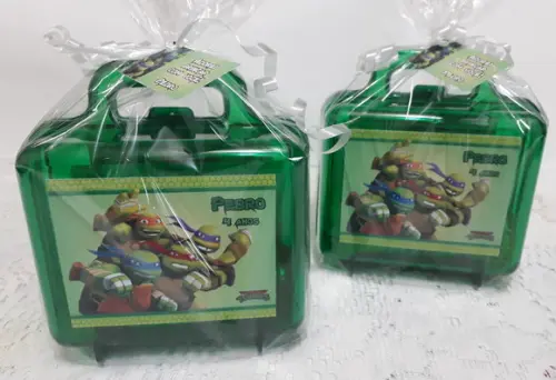 Lembrancinha de Aniversário Tartaruga Ninja - 20 Unidades