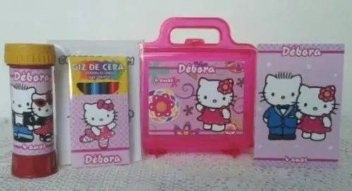 Lembrancinha Festa Hello Kitty - 15 Unidades