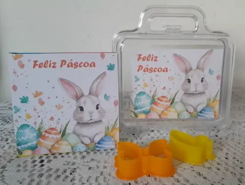 Lembrancinha Infantil Páscoa - Kit Massinha