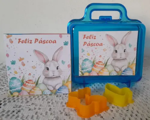 Lembrancinha Infantil Páscoa - Kit Massinha