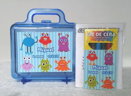 Lembrancinha Monstrinhos- 24 Unidades