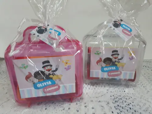 Lembrancinha Mundo Bita Rosa