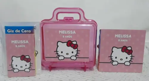 Lembrancinha Personalizada Hello Kitty - 24 Unidades