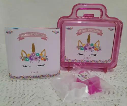 Lembrancinha Unicórnio - Kit Massinha
