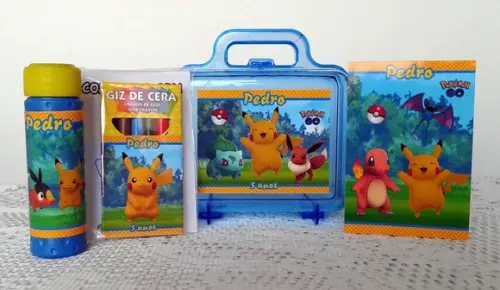 Lembrancinhas Personalizadas Pokémon - 30 Unidades