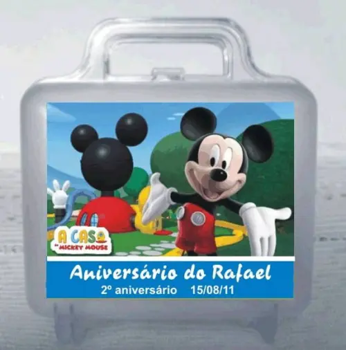Maleta Acrílica - a Casa do Mickey