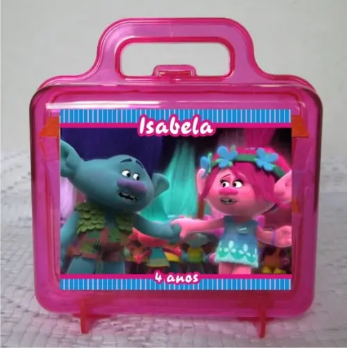 Maleta Acrílica Trolls