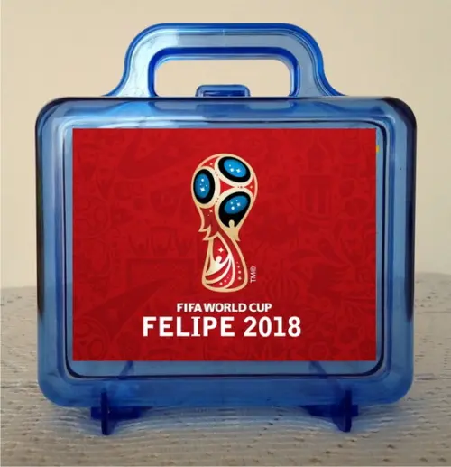 Maletinha acrilica Copa do Mundo 2018