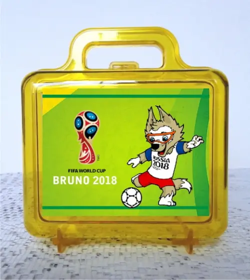 Maletinha acrilica Copa do Mundo 2018