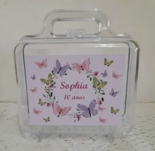 Maletinha Acrilica Personalizada - 30 Unidades