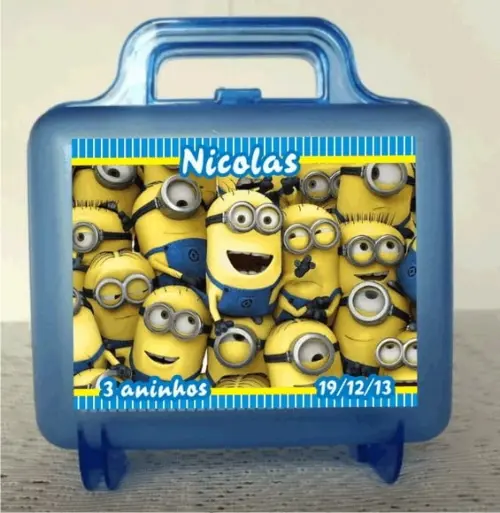 Maletinha Acrílica Minions