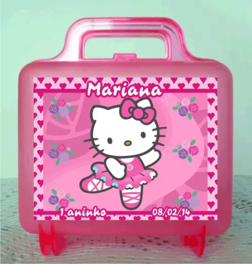 Maletinha Acrílica Hello Kitty