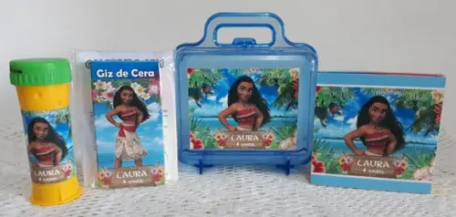 Maletinha Anversário Moana - 18 Unidades