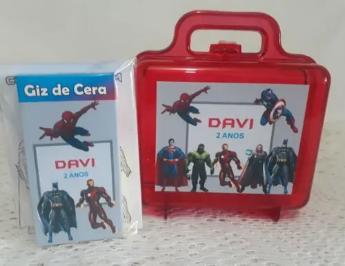 Maletinha Festa Super Heróis