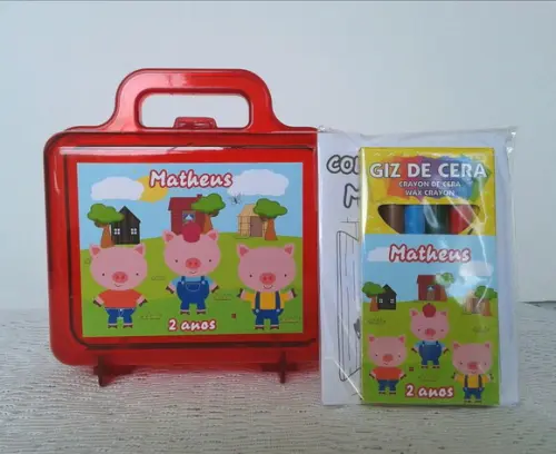 Maletinha os Três Porquinhos