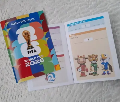 Tabela Copa do Mundo 2026 - 30 Unidades