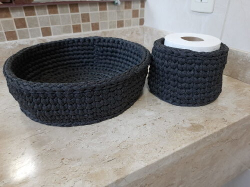 Kit Bandeja e Porta Papel Higiênico