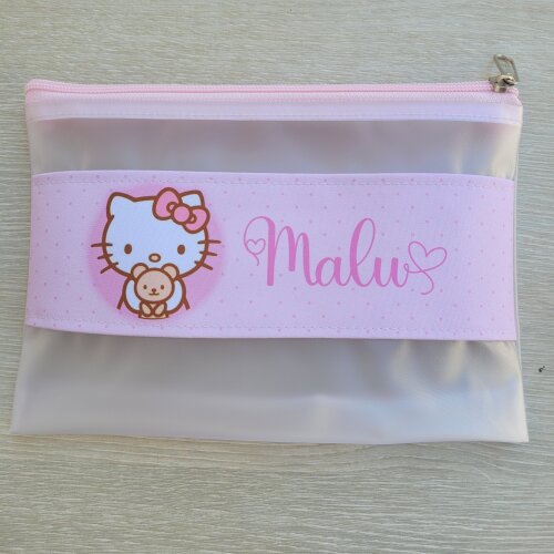 Estojo Necessarie higiene dental Hello Kitty Personalizado