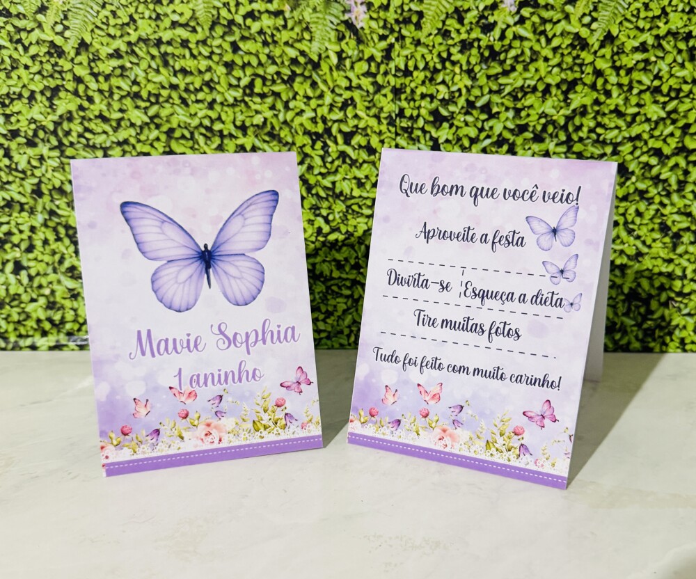 Plaquinha de agradecimento - Centro de mesa /Aniversário / Festa