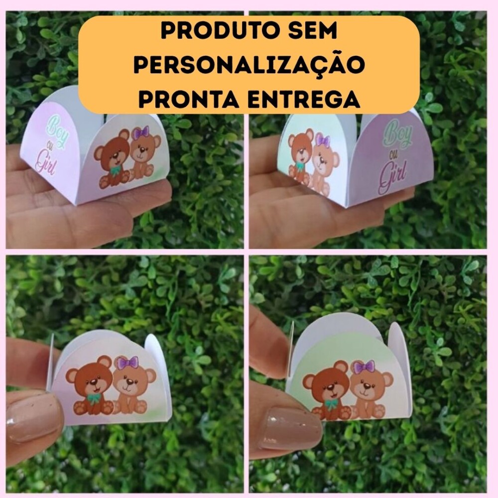 50 FORMINHAS DE DOCINHO OU BRIGADEIRO CHÁ REVELAÇÃO VERDE E LI