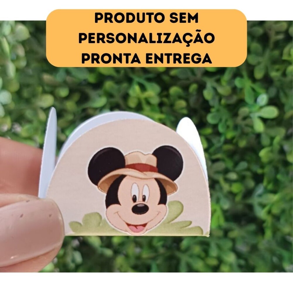 50 FORMINHAS DE DOCINHO OU BRIGADEIRO Mickey Safari / SEM PERSONA