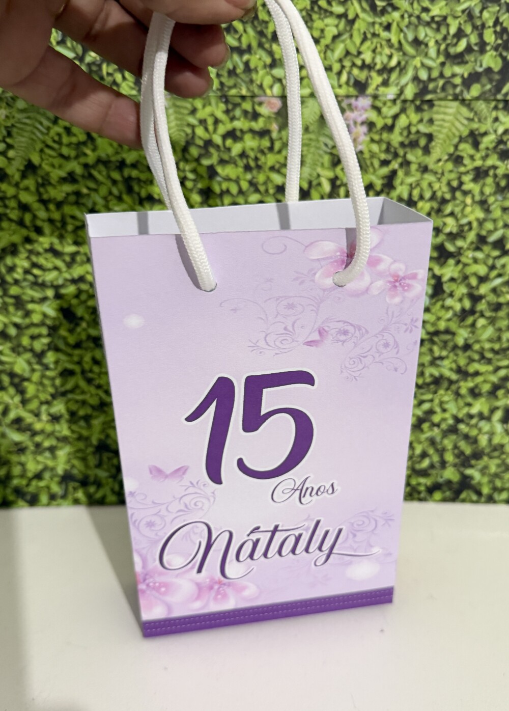 Sacolinha P 15 ANOS TAMANHO 10X16 / lembrancinha de festa / JÁ C