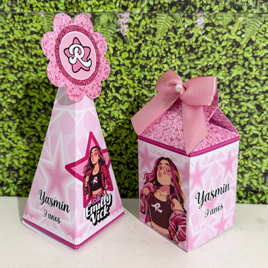 Kit Caixinhas Emily Vick / Clube dos rosa /Lembrancinha de Festa
