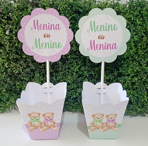 Centro de Mesa Cachepo Lembrancinha de Festa  (FAZEMOS OUTROS TEMAS) JÁ COLADO