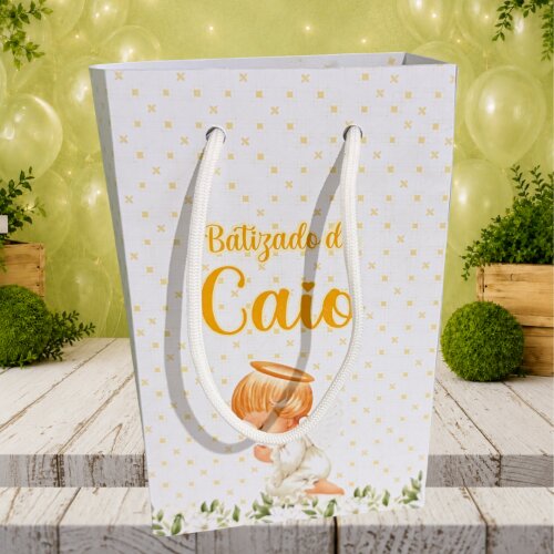 Sacolinha P BATIZADO TAMANHO 10X16 / lembrancinha de festa / JÁ