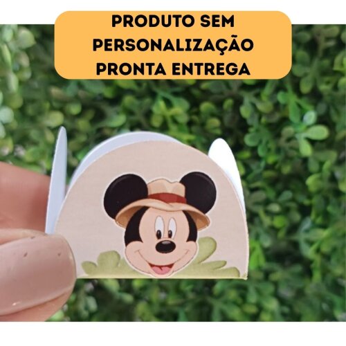 50 FORMINHAS DE DOCINHO OU BRIGADEIRO Mickey Safari / SEM PERSONALIZAÇÃO