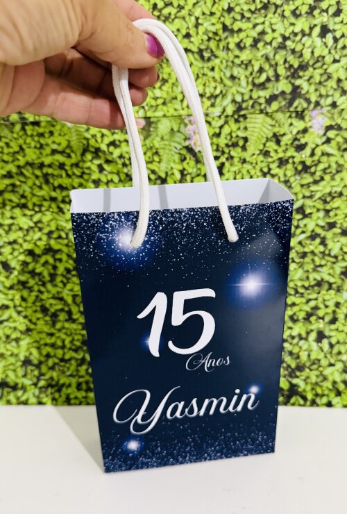 Sacolinha P 15 ANOS TAMANHO 10X16 / lembrancinha de festa / JÁ C