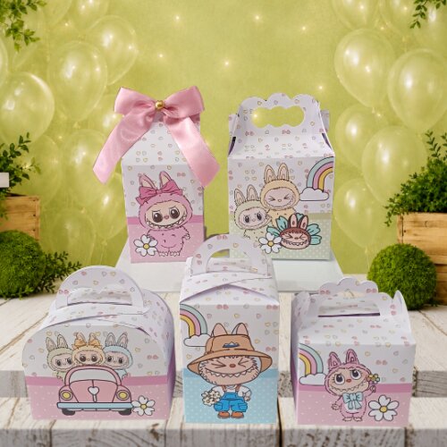 Kit Caixinhas Labubu /Lembrancinha de Festa Infantil / JÁ COLADA