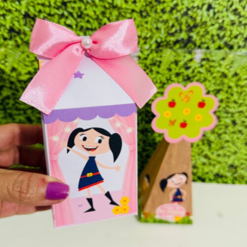 Kit Caixinhas Show da Luna Rosa /Lembrancinha de Festa Infantil /