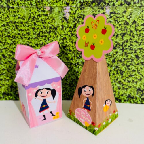 Kit Caixinhas Show da Luna Rosa /Lembrancinha de Festa Infantil /
