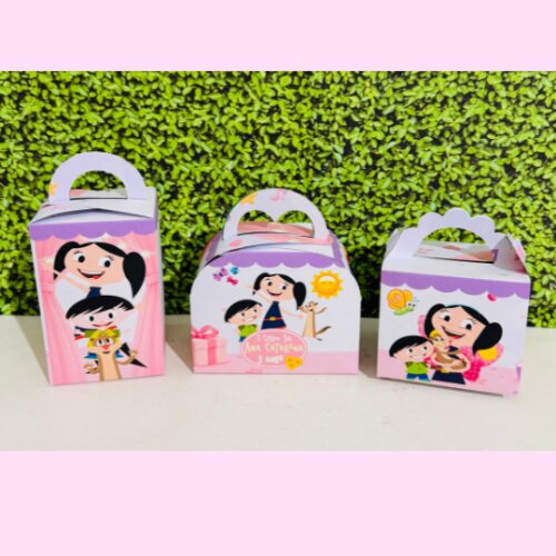 Kit Caixinhas Show da Luna Rosa /Lembrancinha de Festa Infantil /