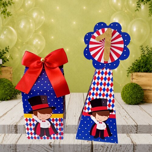 Kit Caixinhas Circo /Lembrancinha de Festa Infantil / JÁ COLADAS