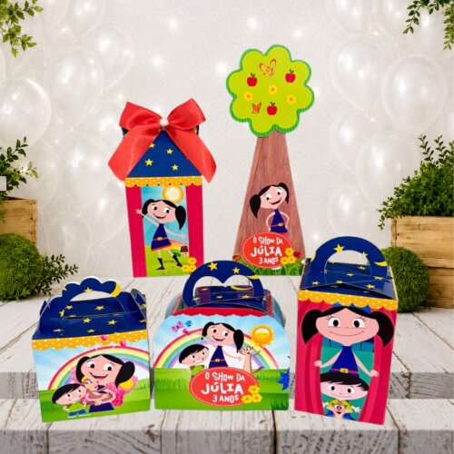 Kit Caixinhas Show da Luna /Lembrancinha de Festa Infantil / JÁ COLADAS
