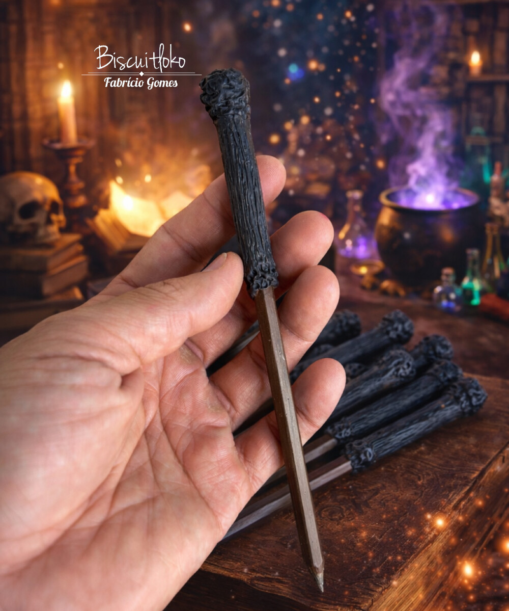 Varinha lápis lembrancinha Harry potter 10 unidades