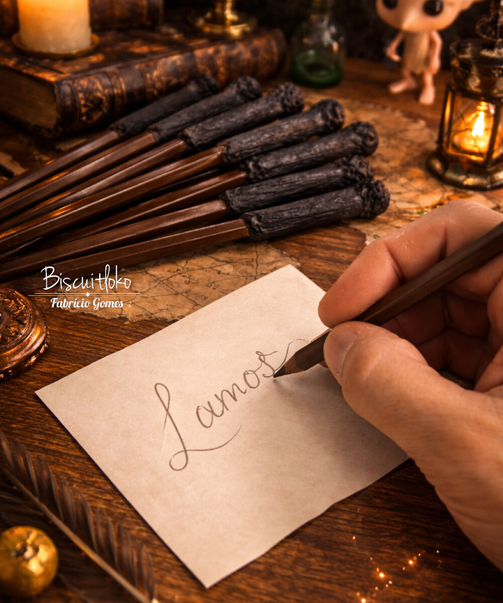 Varinha lápis lembrancinha Harry potter 10 unidades